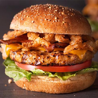 "Grilled Chicken Burger (Chilis American Restaurant) - Click here to View more details about this Product